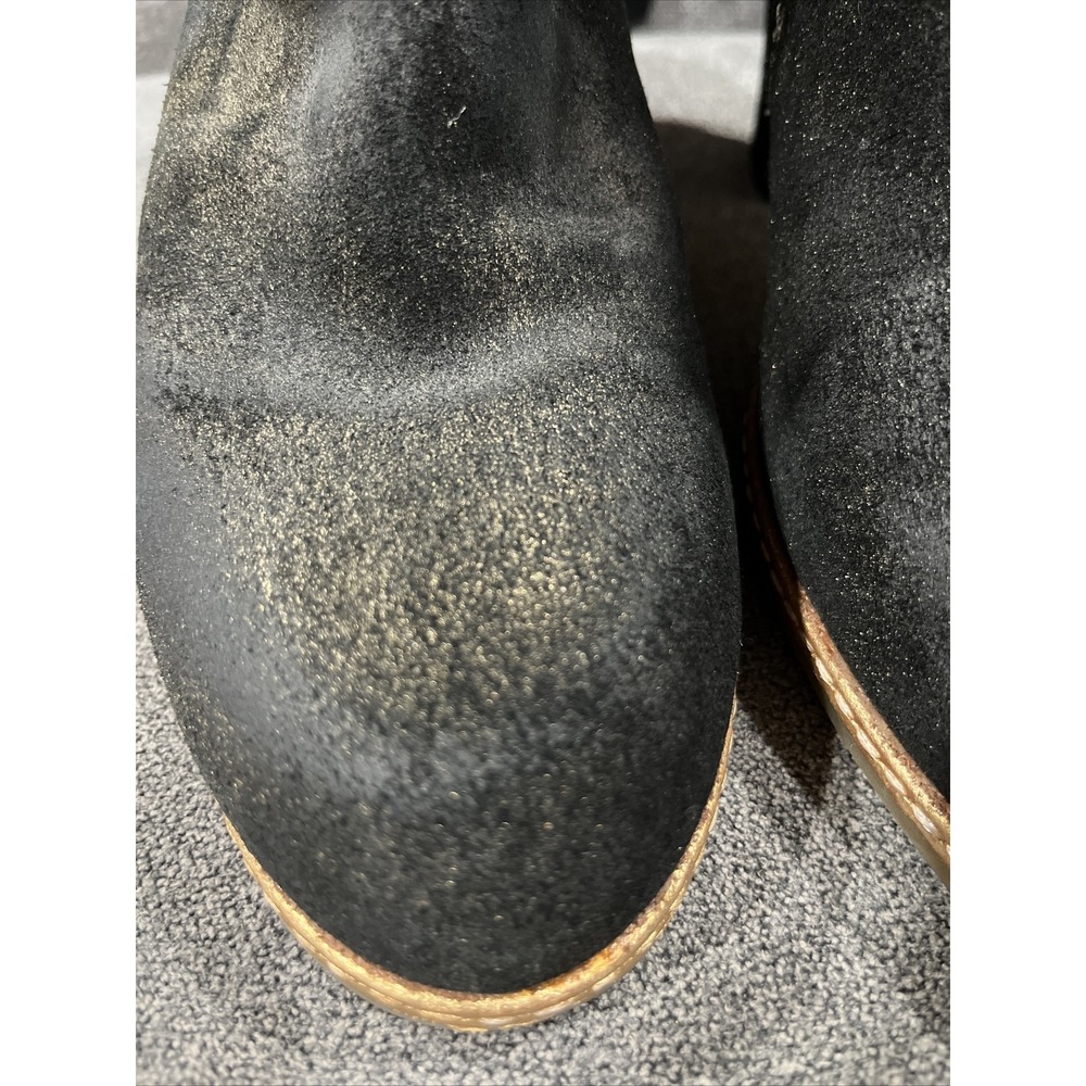 PIKOLINOS Dark Brown With Gold Ankle Suede Bootie/Side Zip EUR 41/US 10-10.5 - Picture 10 of 11